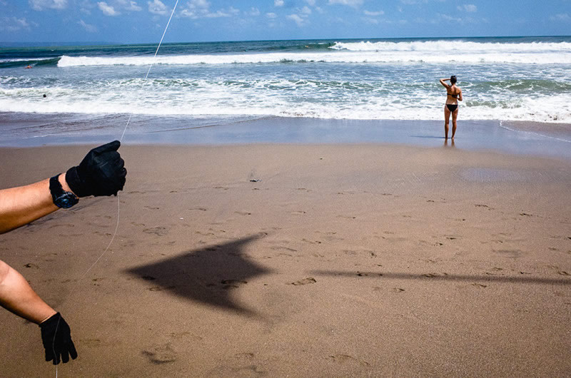 Beach Kite - Street Photography and art of the composition