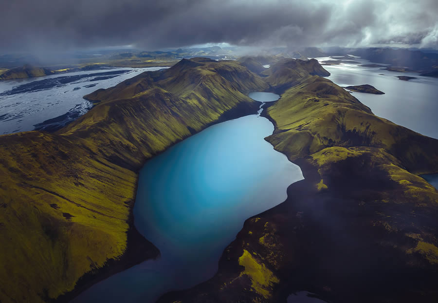 Iceland from the clouds by Sarfraz Durrani