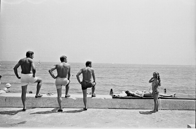 At the shore - 35 Fantastic Black and Whiite Street Photographs